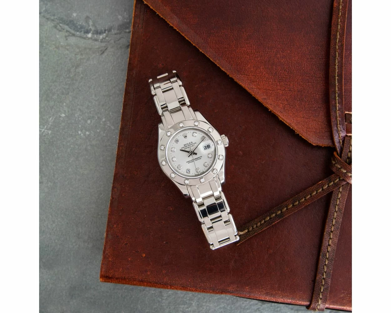 Buy Genuine Used Rolex Pearlmaster 29 80319 Watch Silver Dial SKU 4321