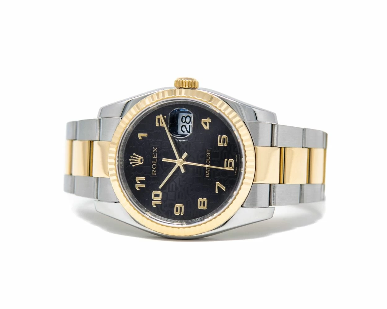 Buy Genuine Used Rolex Datejust 36 116233 Watch Black Jubilee Dial SKU 4865