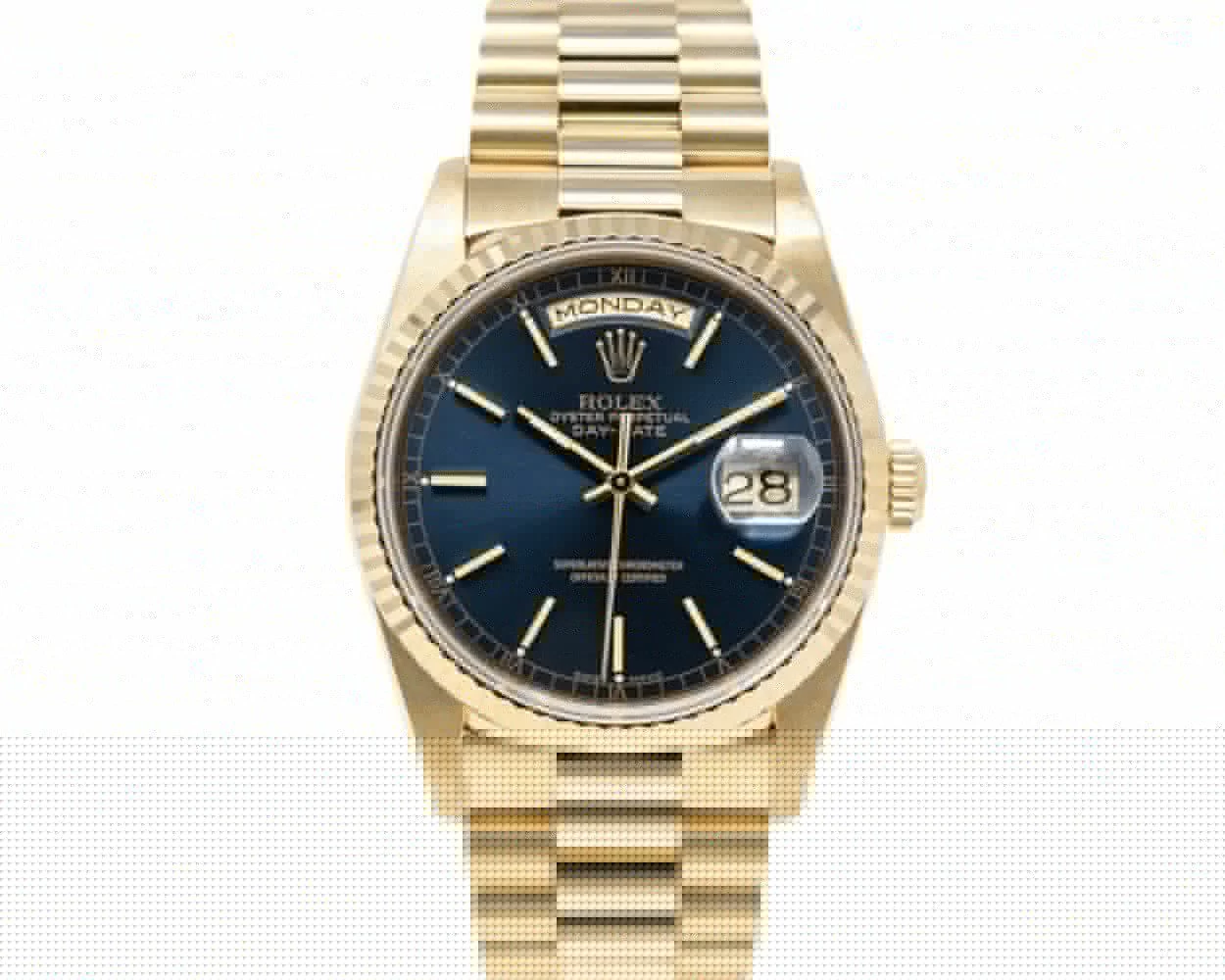 Rolex 18238 blue dial discount