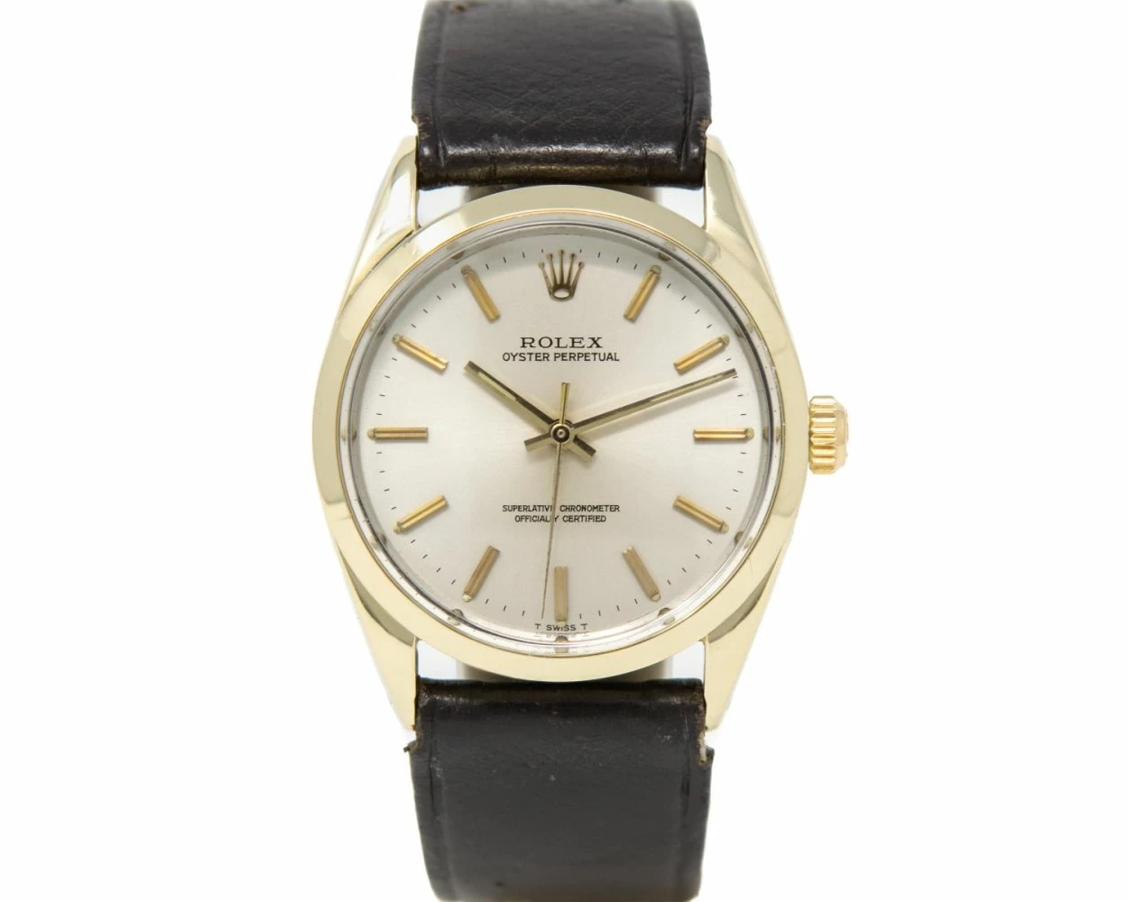 Buy Genuine Used Rolex Oyster Perpetual 34 1024 Watch Silver