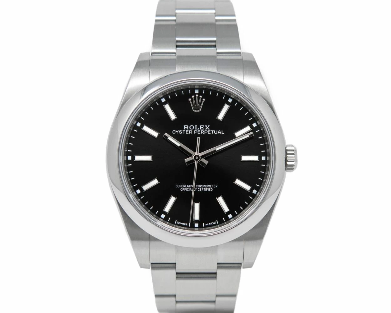 Oyster perpetual black 39 outlet