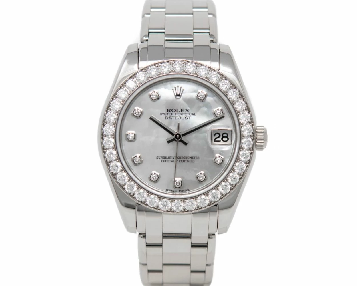 Rolex datejust 34 diamond best sale