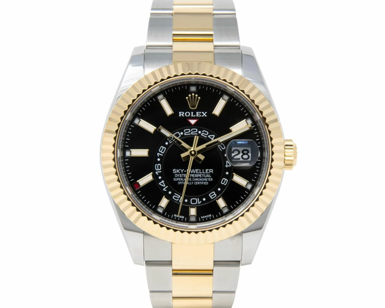 Buy Genuine Used Rolex Sky Dweller 326933 Watch Black Dial SKU