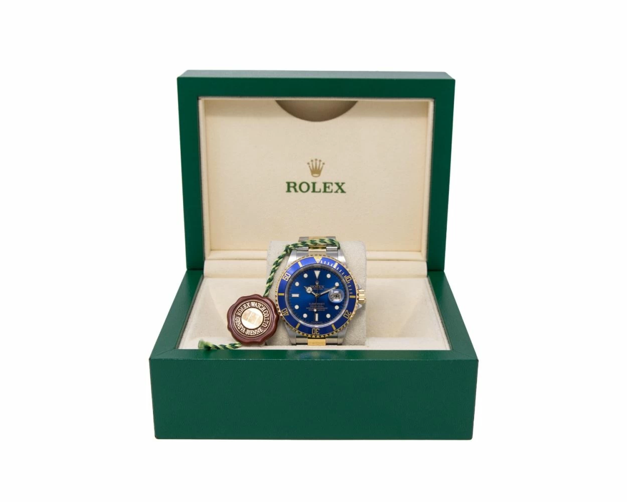 Buy Genuine Used Rolex Submariner Date 16613 Watch Blue Dial SKU 2407
