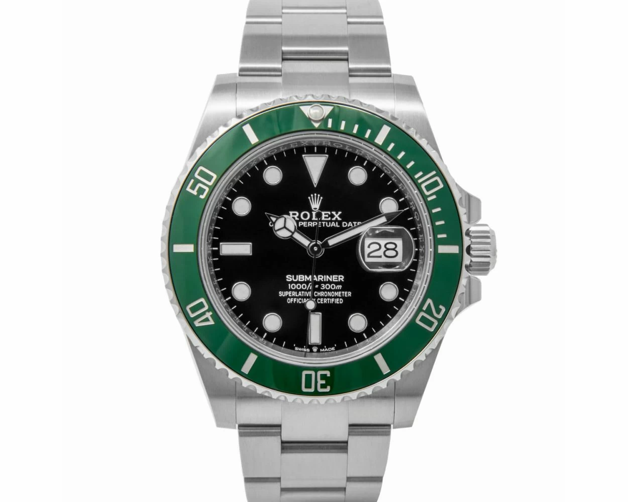 Rolex Submariner 41 Black Dial Kermit Green Bezel Automatic Chronometer Men's Watch 126610LV New Release 2020