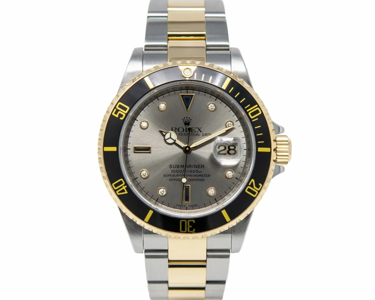Rolex submariner gold silver cheap