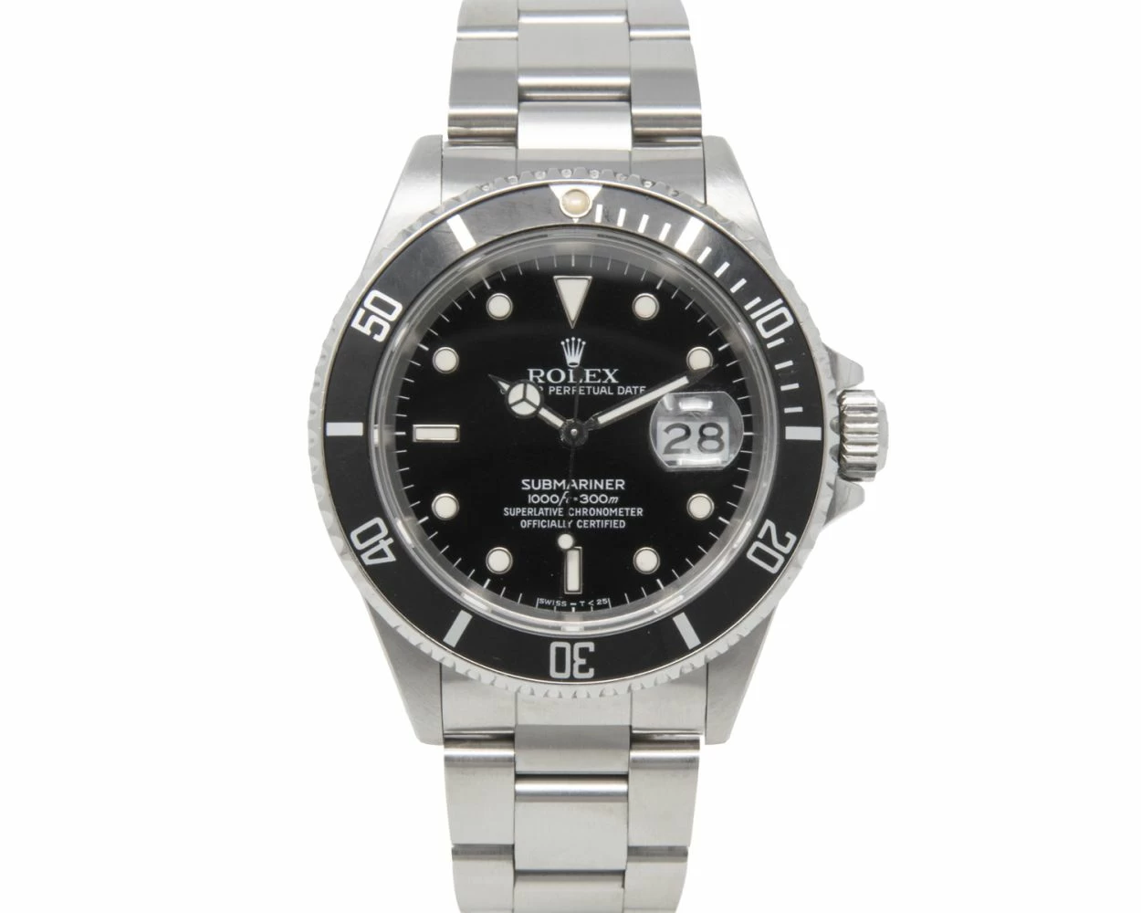 Katastrofe Hav emne Buy Rolex Submariner Date 16610 Wristwatch - Black Dial