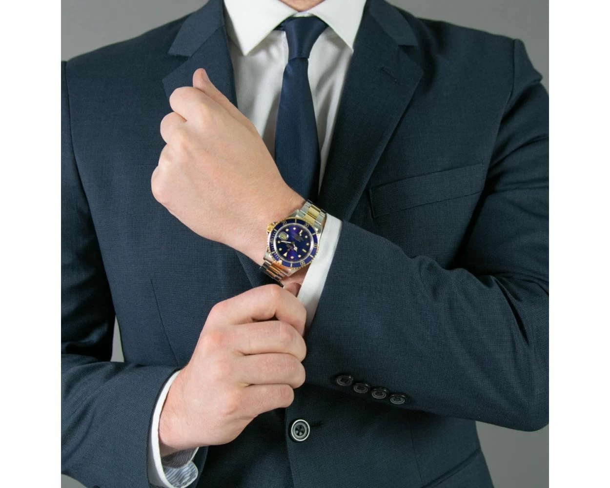 Buy Genuine Used Rolex Submariner Date 16613 Watch Blue Dial