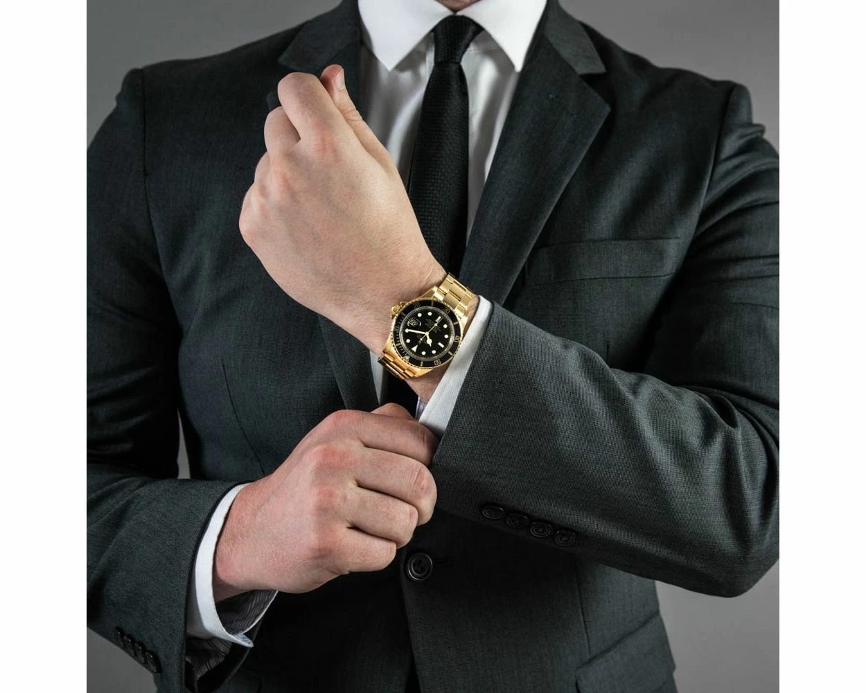 Buy Genuine Used Rolex Submariner Date 16618 Watch Black Dial