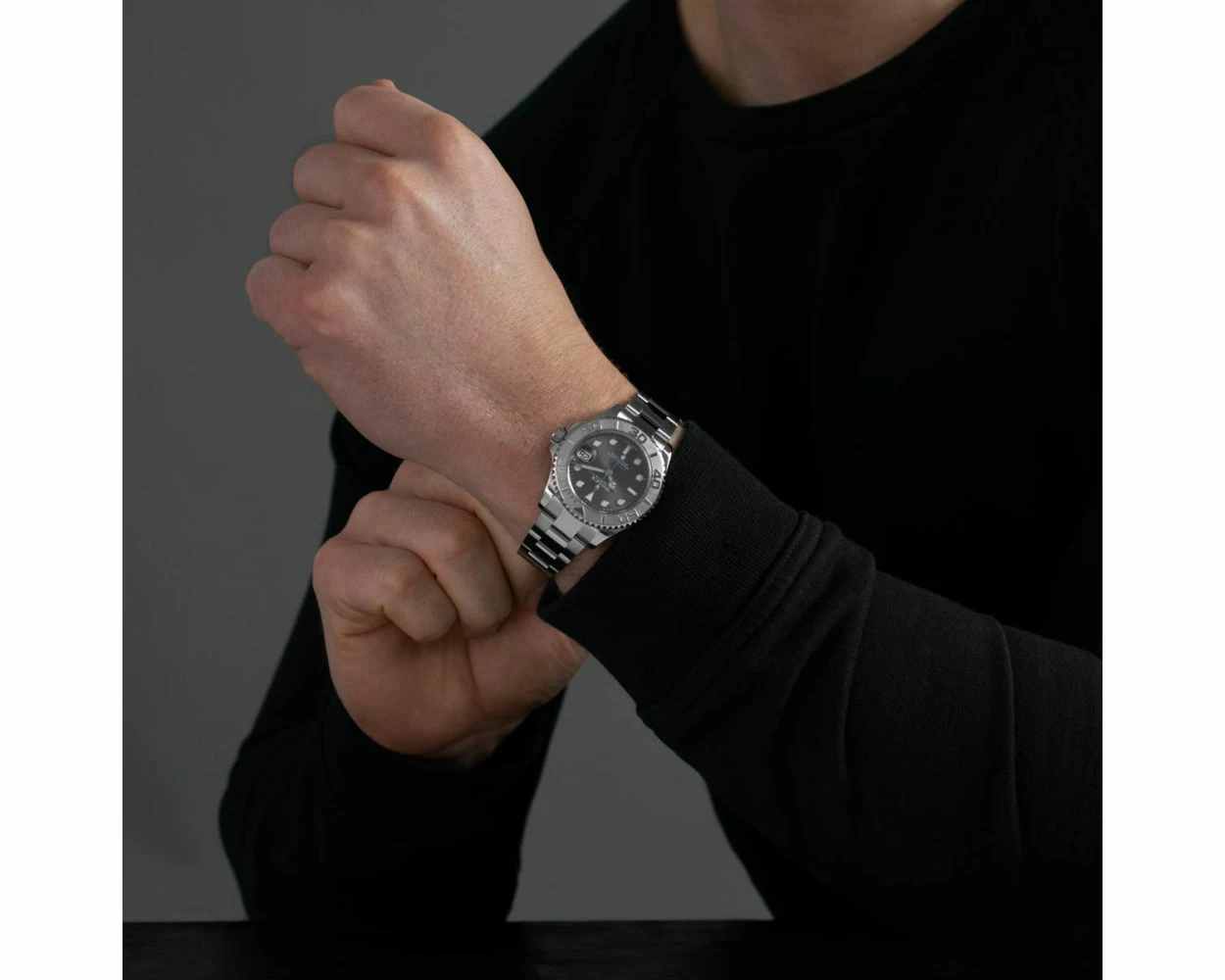 Rolex yacht master 37 on wrist discount