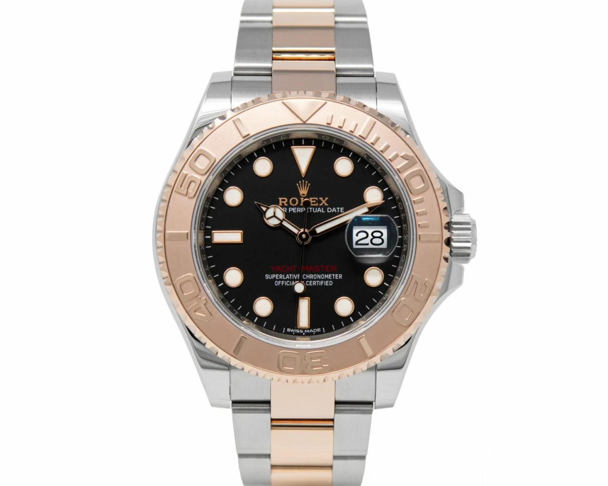 Rolex Yacht-Master 40 116621 Black Rose Gold Stainless Steel