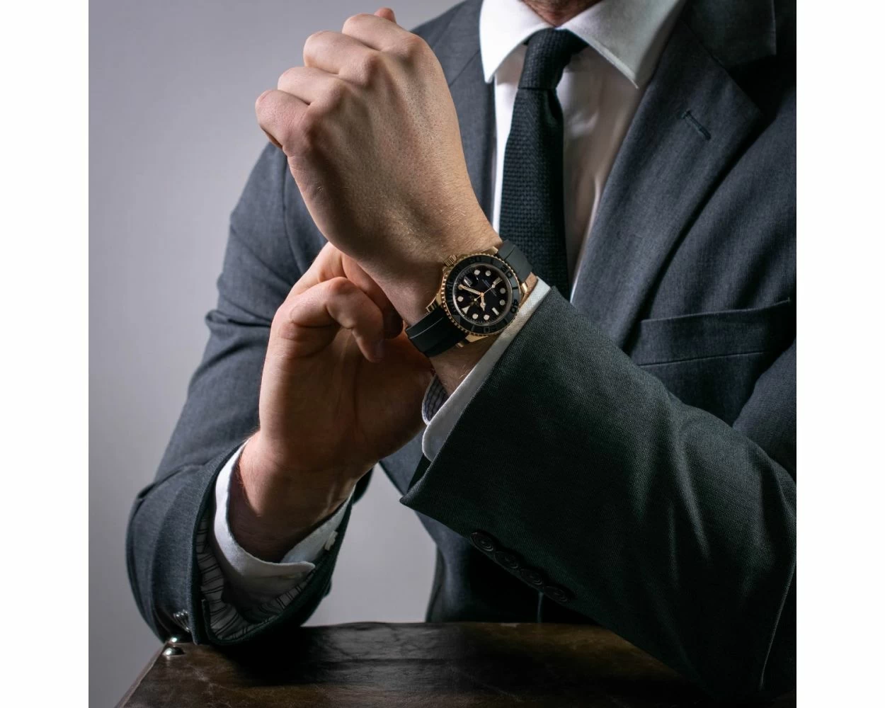 Buy Genuine Used Rolex Yacht-Master 40 116655 Watch Black Dial