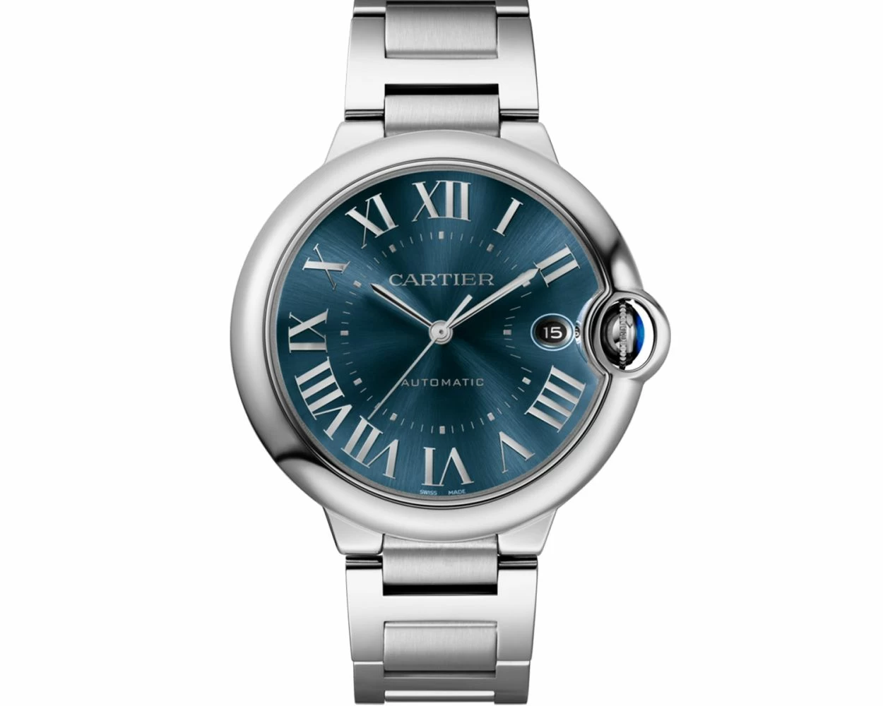 Ballon bleu de cartier stainless steel bracelet watch cheap
