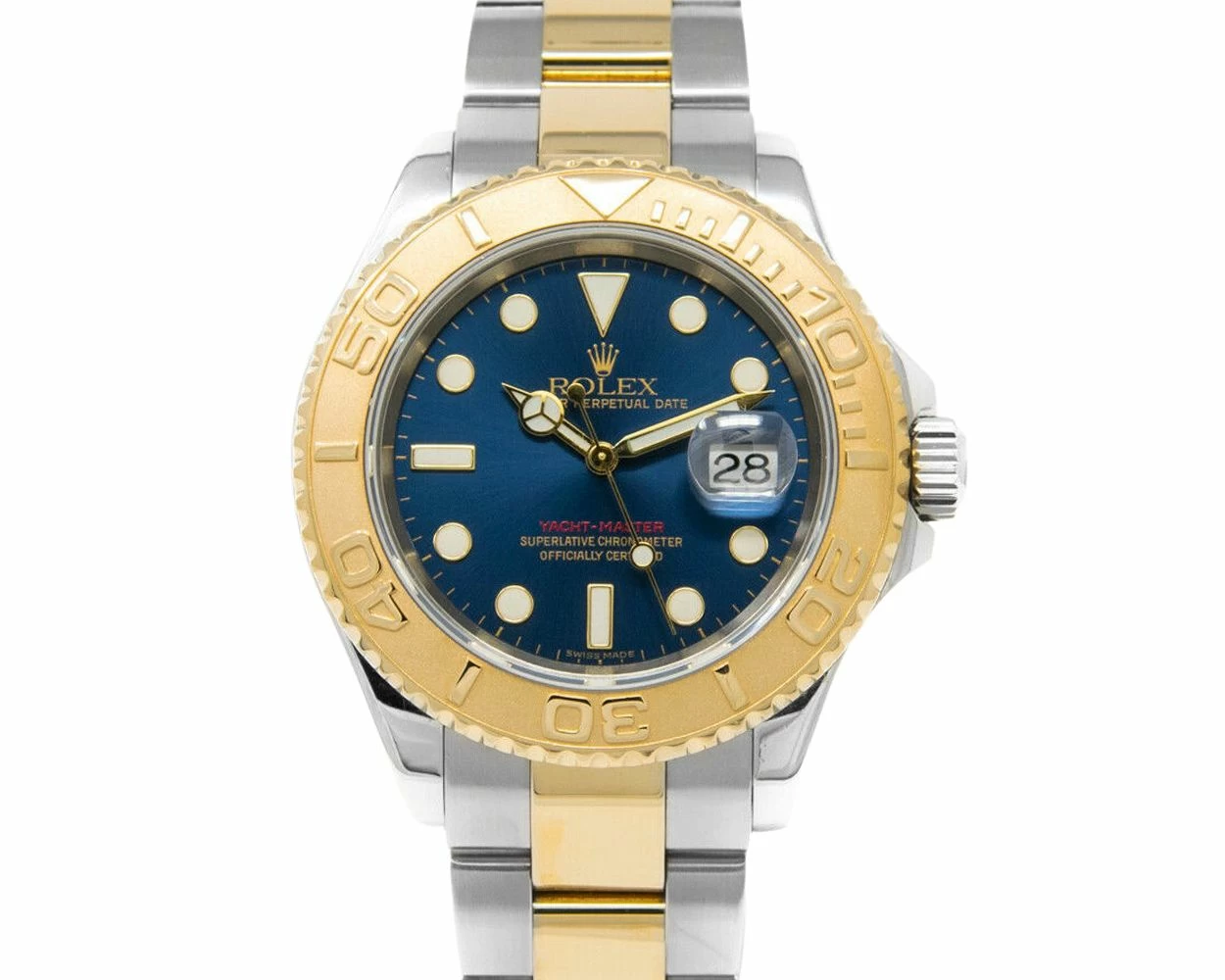 Buy Genuine Used Rolex Yacht Master 40 16623 Watch Blue Dial SKU 3518