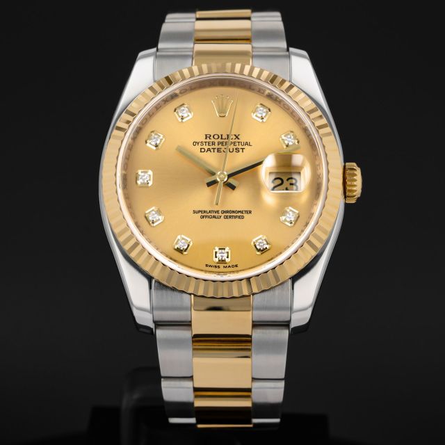 Buy Genuine Used Datejust 36 116233 Watch - Champagne Dial | SKU 3782