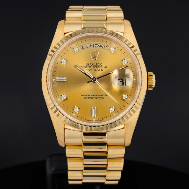 Buy Genuine Rolex Day-Date 36 18238 - Champagne, President | SKU 7291