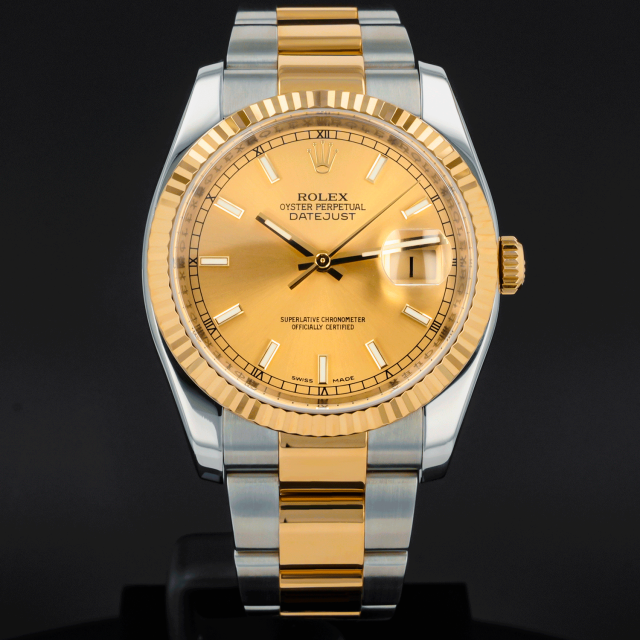 Buy Genuine Used Datejust 36 116233 Watch - Black Mother of Pearl