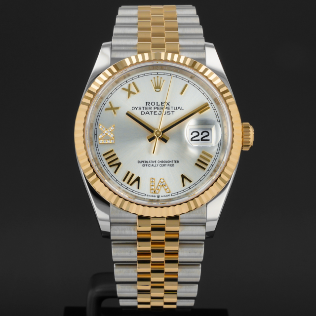 Buy Genuine Used Datejust 36 116200 Watch - Silver Floral Dial