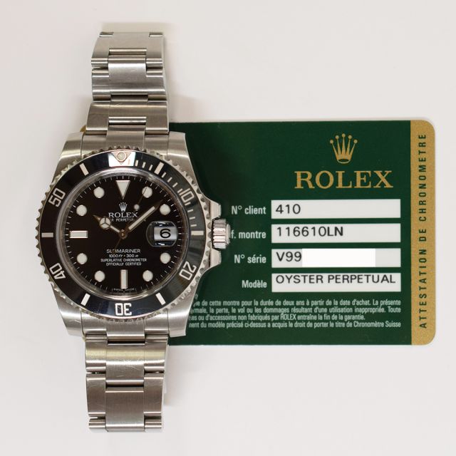 Buy Genuine Rolex Submariner Date 126613LN - Black, Oyster | SKU 5617