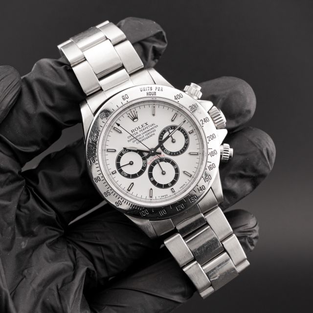Buy Genuine Used Cosmograph Daytona 16520 Watch - Black Dial | SKU
