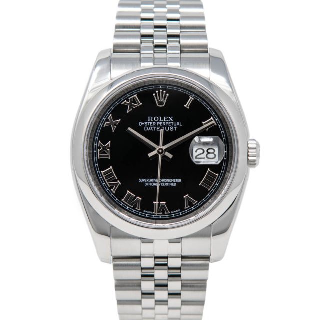 Buy Genuine Used Datejust 36 16200 Watch - Black Dial | SKU 2120