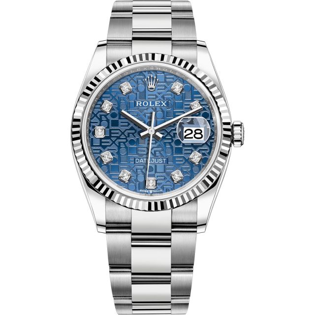 Buy Genuine Rolex Lady-Datejust 26 179383 - Blue, Oyster | SKU 5277