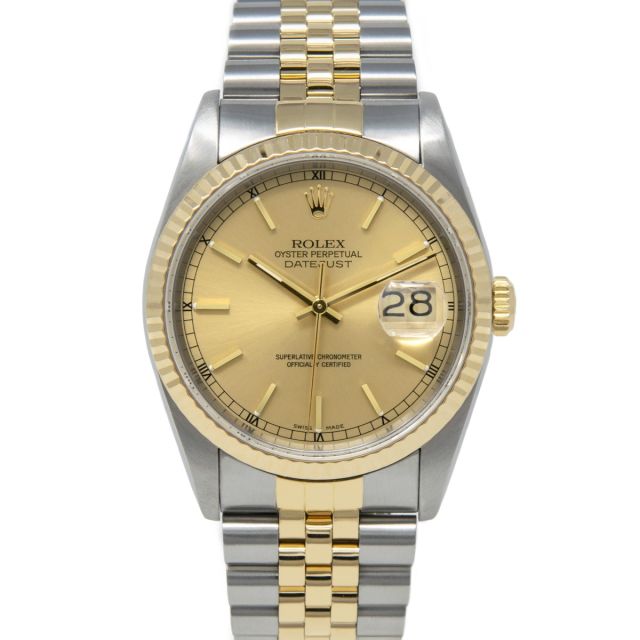 Buy Genuine Used Datejust 36 16233 Watch - Silver Dial | SKU 3887