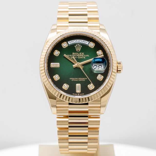 Buy Genuine Used Day-Date 36 128238 Watch - Pave Diamond Dial | SKU 6509