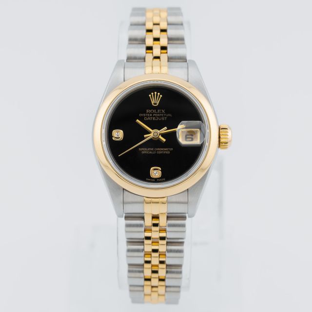 Buy Genuine Used Lady-Datejust 26 79163 Watch - Black Onyx Dial