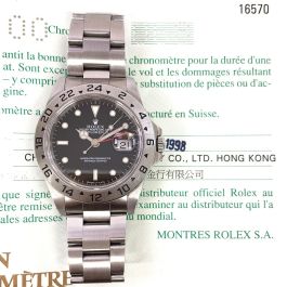 Rolex Explorer II, Black Dial, Steel, 16570