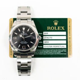 Buy Genuine Used Rolex Explorer 214270 Watch - Black Dial