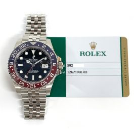 Buy Genuine Used Rolex GMT-Master II 126710BLRO Watch - Black Dial 