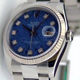 Buy Genuine Used Rolex Datejust 36 116234 Watch - Sodalite