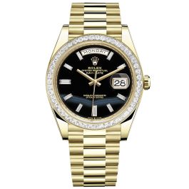Daiさん専用 Rolex Day-Date 228239-0003 Silver Baguette Dial 40mm White