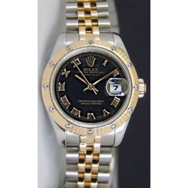 Rolex Datejust Black Index Dial 116233 Rehaut Jubilee