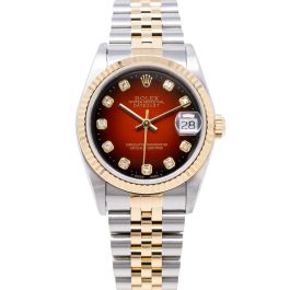 Rolex oyster perpetual datejust red top