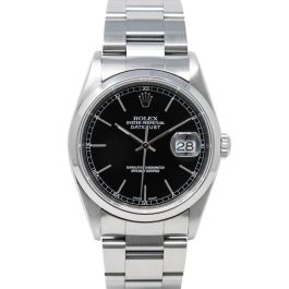 Rolex datejust store 36mm black dial