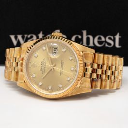 Buy Genuine Used Rolex Datejust 36 16238 Watch - Champagne
