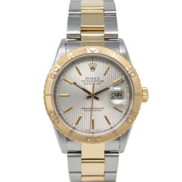 #絵画 #ア-ト ROLEX MENS DATEJUST 16253 18K GOLD STEEL BLUE DIAL