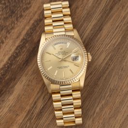 Buy Genuine Used Rolex Day-Date 36 18238 Watch - Champagne
