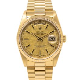 Rolex day best sale date linen dial