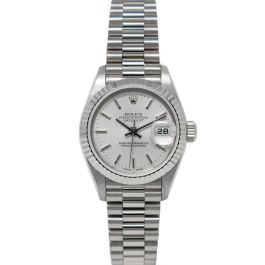 Buy Genuine Used Rolex Lady-Datejust 26 79179 Watch Silver Dial