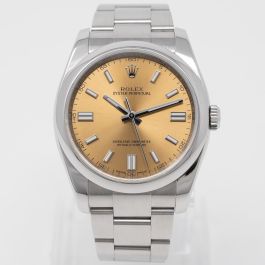 Buy Genuine Used Rolex Oyster Perpetual 36 116000 Watch White Grape Dial SKU 10516
