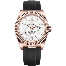 Rolex sky dweller on sale leather