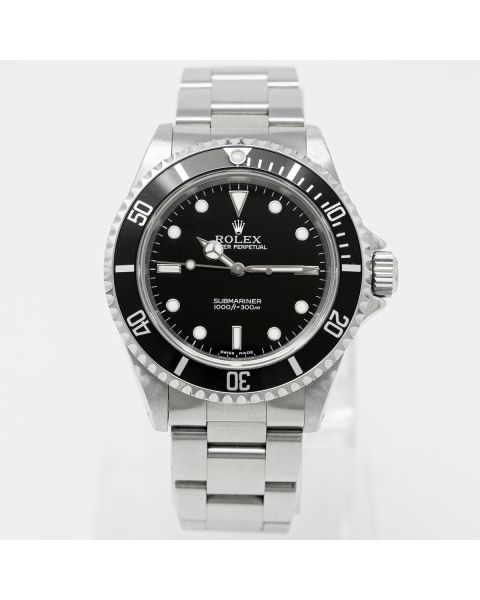 Rolex Submariner 14060M Wristwatch, Black Dial, Oyster Bracelet, Rotatable Bezel