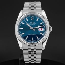 Buy Genuine Used Datejust 36 116200 Watch - Blue Dial | SKU 4241