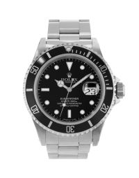 Rolex Submariner Date, 16610, 40mm, Steel, Black Dial, Oyster Bracelet, Watch Only