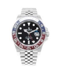 Rolex GMT-Master II 126710BLRO Wristwatch, Jubilee Bracelet, Pepsi Bezel, Black Dial