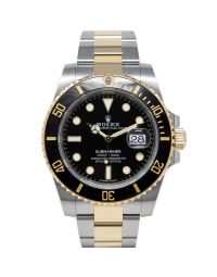 Rolex Men's Submariner Date 116613LN Wristwatch, Oyster Bracelet, Black Index Dial, 60-Minute Rotatable Bezel