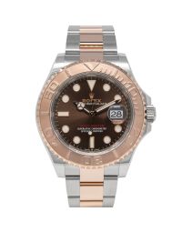 Rolex Yacht-Master 40 126621 Wristwatch, Oyster Bracelet, Chocolate Dial, Rotatable Bezel